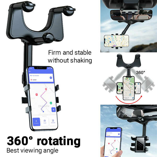 Spatro - Rotating and retractable phone holder for car