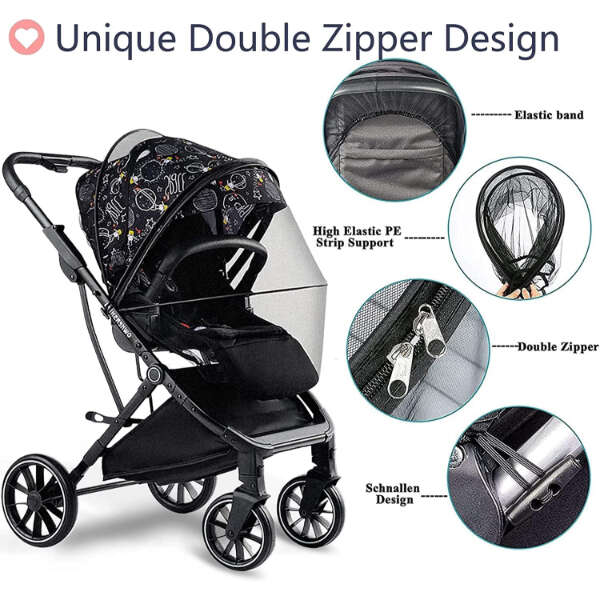 Meshily Mosquito Net for Baby Stroller | Breathable, Durable, and Lightweight Insect Protection Cover | Universal Fit for Strollers, Carriers, and Bassinets | Keeps Bugs Away for Safe Outdoor Walks