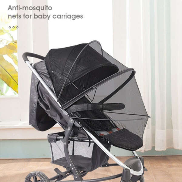 Meshily Mosquito Net for Baby Stroller | Breathable, Durable, and Lightweight Insect Protection Cover | Universal Fit for Strollers, Carriers, and Bassinets | Keeps Bugs Away for Safe Outdoor Walks